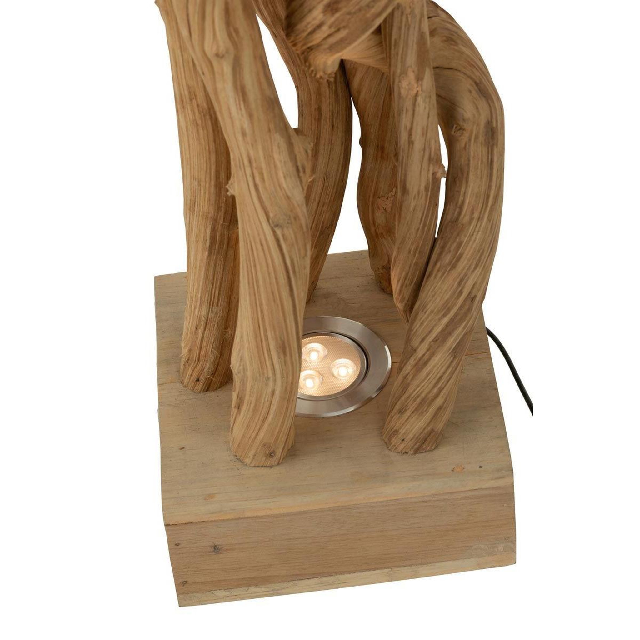 Voir la diapositive 6 : J-LINE Lampe de bureau  branches entrelacées  56cm naturel