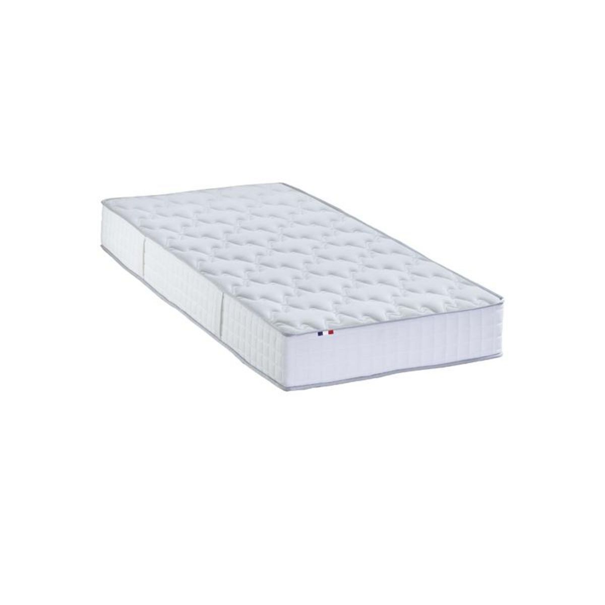 Matelas ressorts ensachés et mousse mémoire de forme 90x190 cm ODYSSEE 