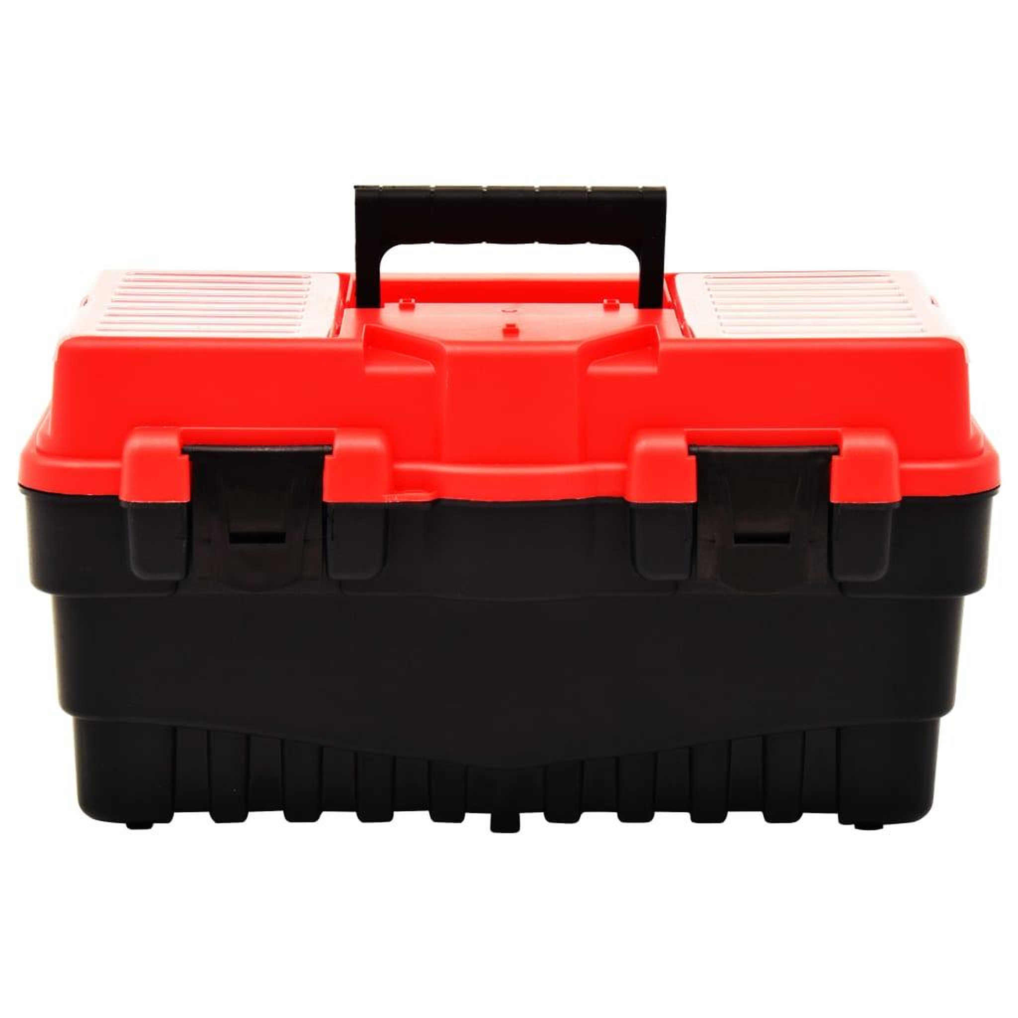Voir la diapositive 2 : VIDAXL Boîte a outils Plastique 462x256x242 mm Rouge