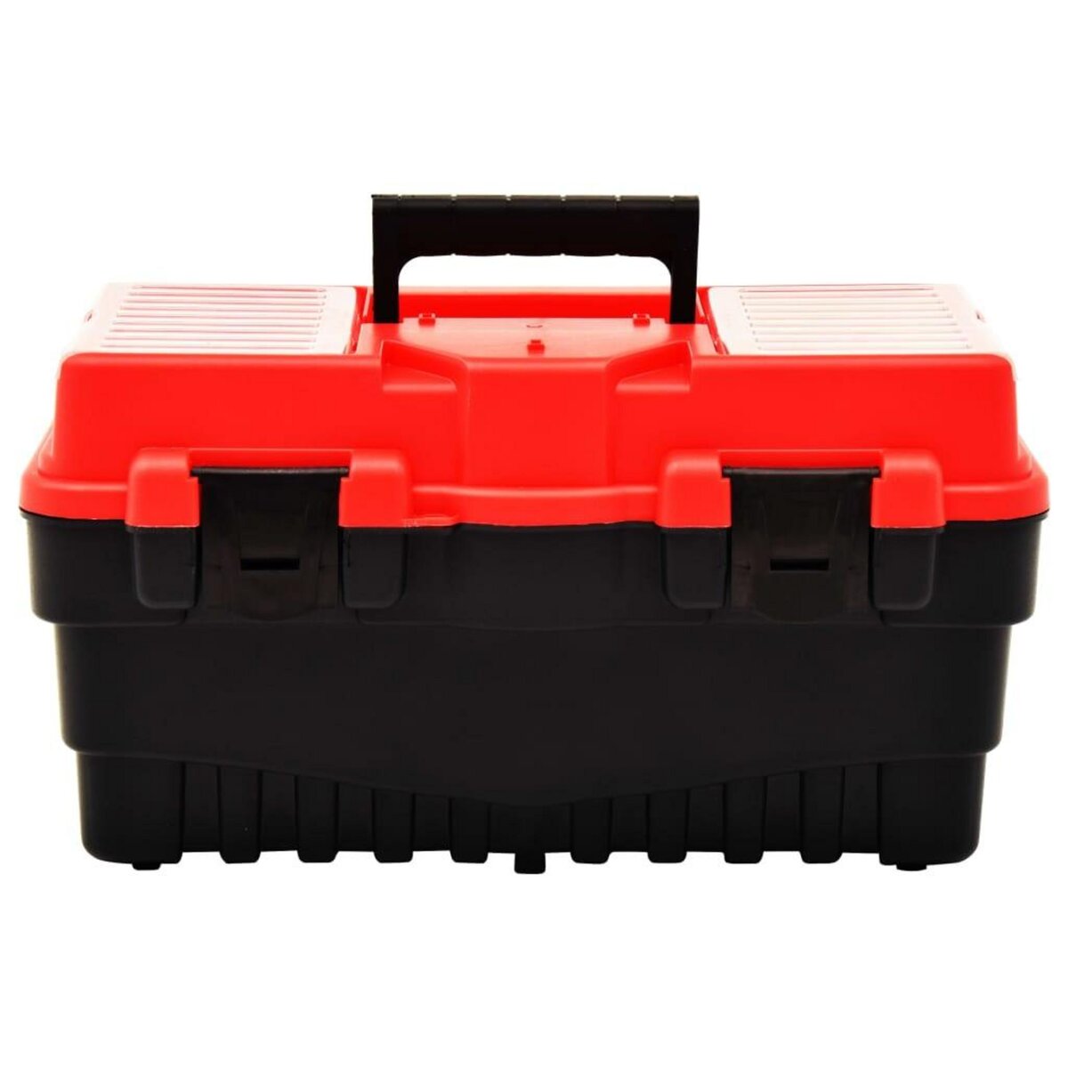 VIDAXL Boîte a outils Plastique 462x256x242 mm Rouge