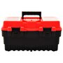 Voir la diapositive 2 : VIDAXL Boîte a outils Plastique 462x256x242 mm Rouge