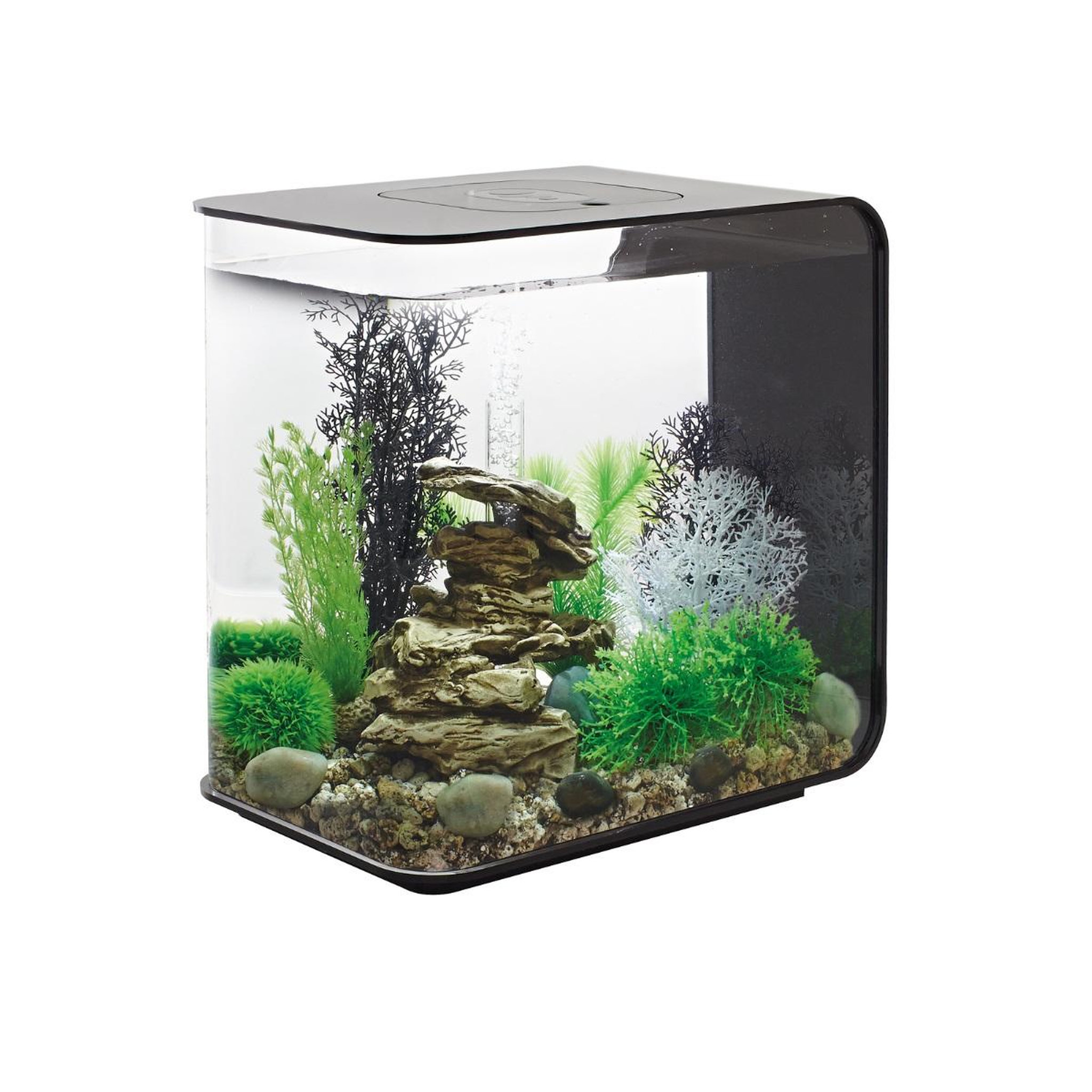 Oase Aquarium décoratif 30l led avec cadre noir - flow 30 led black
