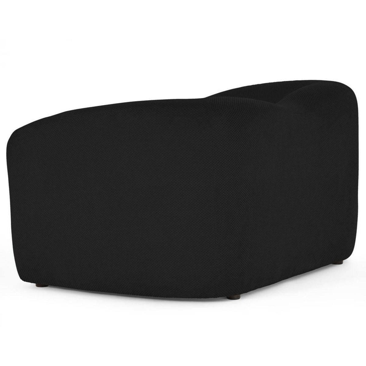 LISA DESIGN Charles - canapé droit 2 places en velours texturé