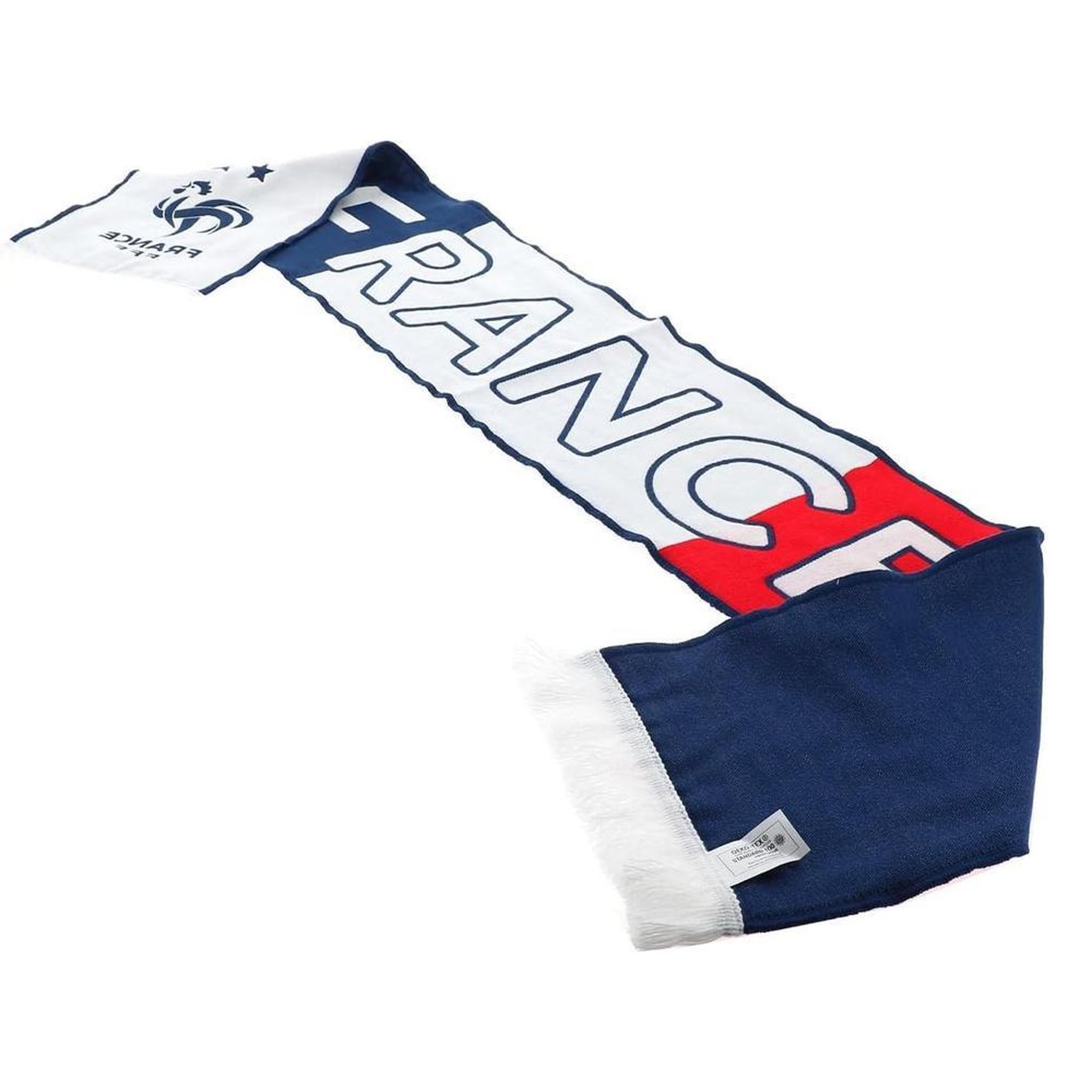 Voir la diapositive 1 : FFF Equipe de France Echarpe Tricolore 140cm