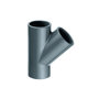 Voir la diapositive 2 : JARDIDECO Té égal PVC pression 45° Ø 50 mm - Fitt