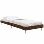 Voir la diapositive 5 : VIDAXL Cadre de lit sans matelas chene marron 75x190cm bois ingenierie