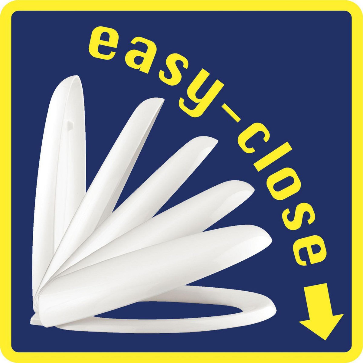 Wenko Abattant WC Habos - Abaissement automatique - Blanc