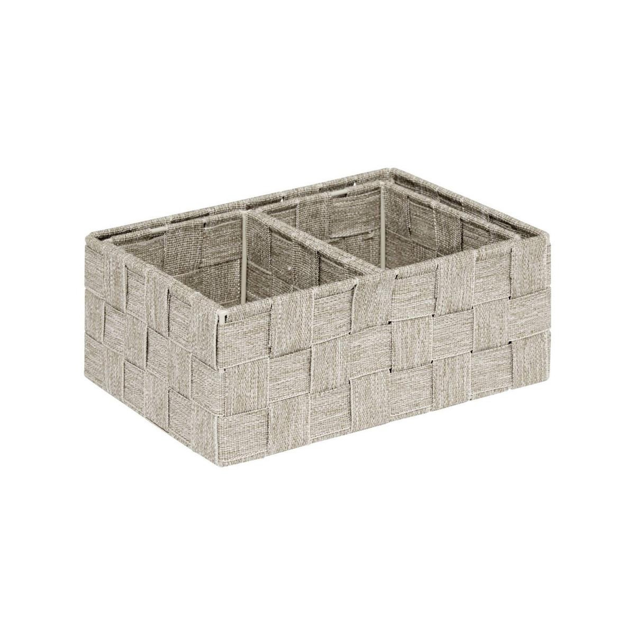 Voir la diapositive 2 : FIVE Lot de 3 paniers de rangement  lise  22cm beige