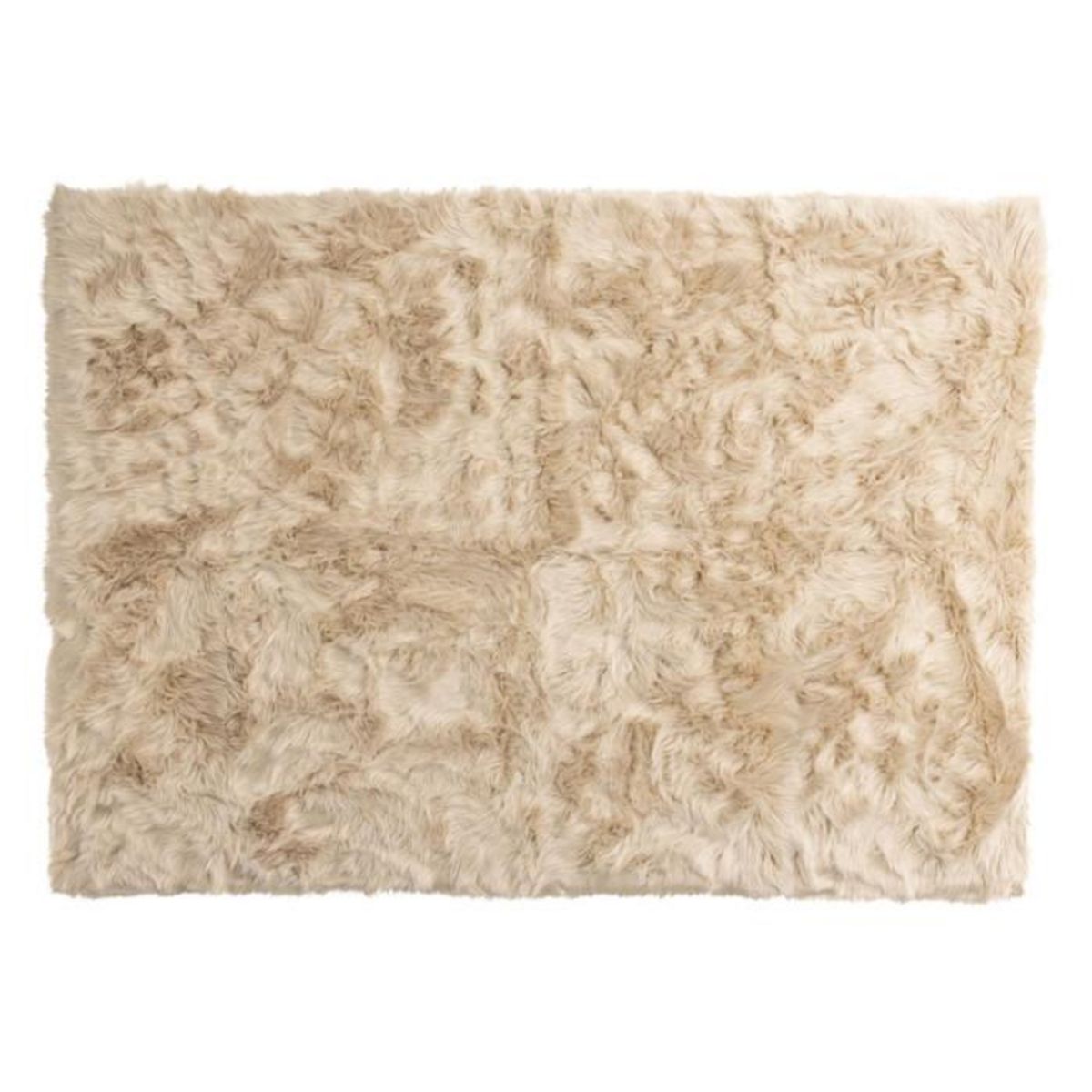 Paris Prix Tapis Imitation Fourrure  Katy  160x230cm Beige