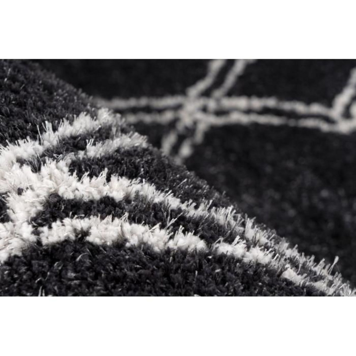 Paris Prix Tapis Imprimé Géométrique  Orlando  Anthracite