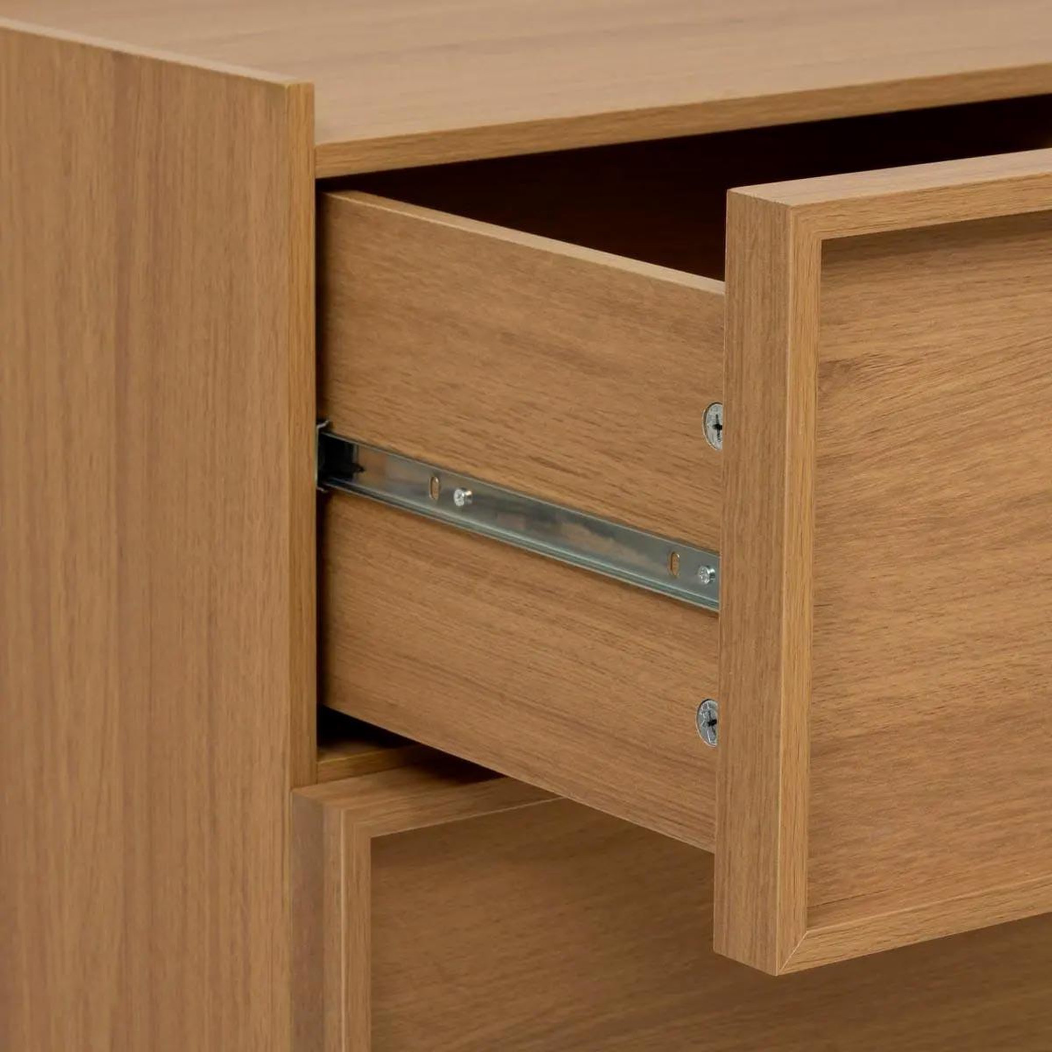 Voir la diapositive 5 : FIVE Commode 6 tiroirs  framy  127cm marron