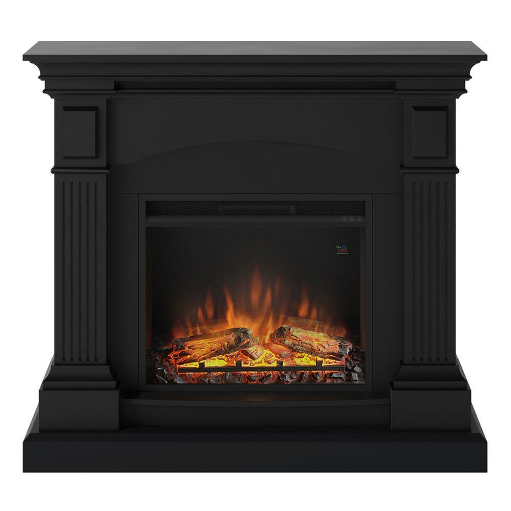 CENTRALE BRICO Cheminée électrique décorative  Magna  Noir profond - Powerflame