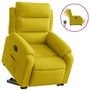 Voir la diapositive 2 : VIDAXL Fauteuil inclinable electrique jaune Velours