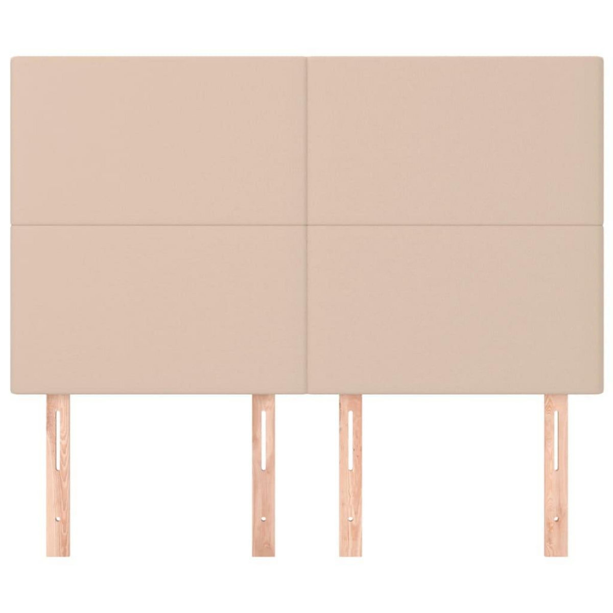 VIDAXL Tetes de lit 4 pcs Cappuccino 72x5x78/88 cm Similicuir