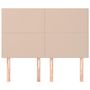 Voir la diapositive 3 : VIDAXL Tetes de lit 4 pcs Cappuccino 72x5x78/88 cm Similicuir