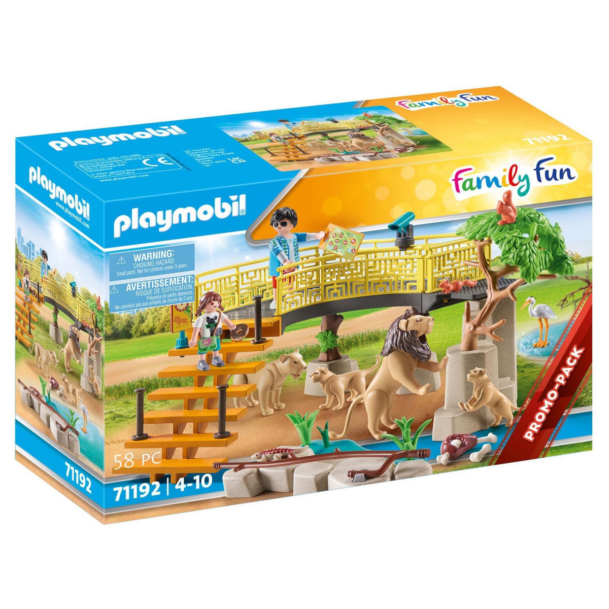 PLAYMOBIL 71192 Espace des lions 