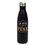Paris Prix Bouteille Isotherme en Inox  Je Suis Ton Père  50cl Noir