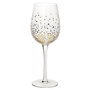 Voir la diapositive 2 :  Lot de 6 Verres à Vin Design  Jeanne  38cl Or