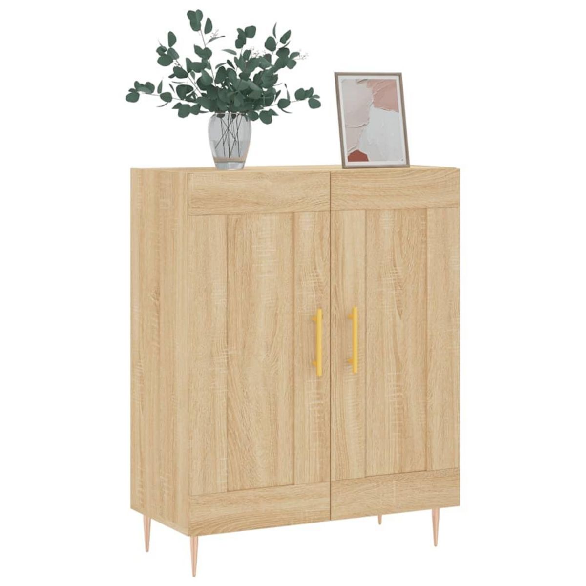 VIDAXL Buffet chene sonoma 69,5x34x90 cm bois d'ingenierie