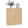Voir la diapositive 3 : VIDAXL Buffet chene sonoma 69,5x34x90 cm bois d'ingenierie