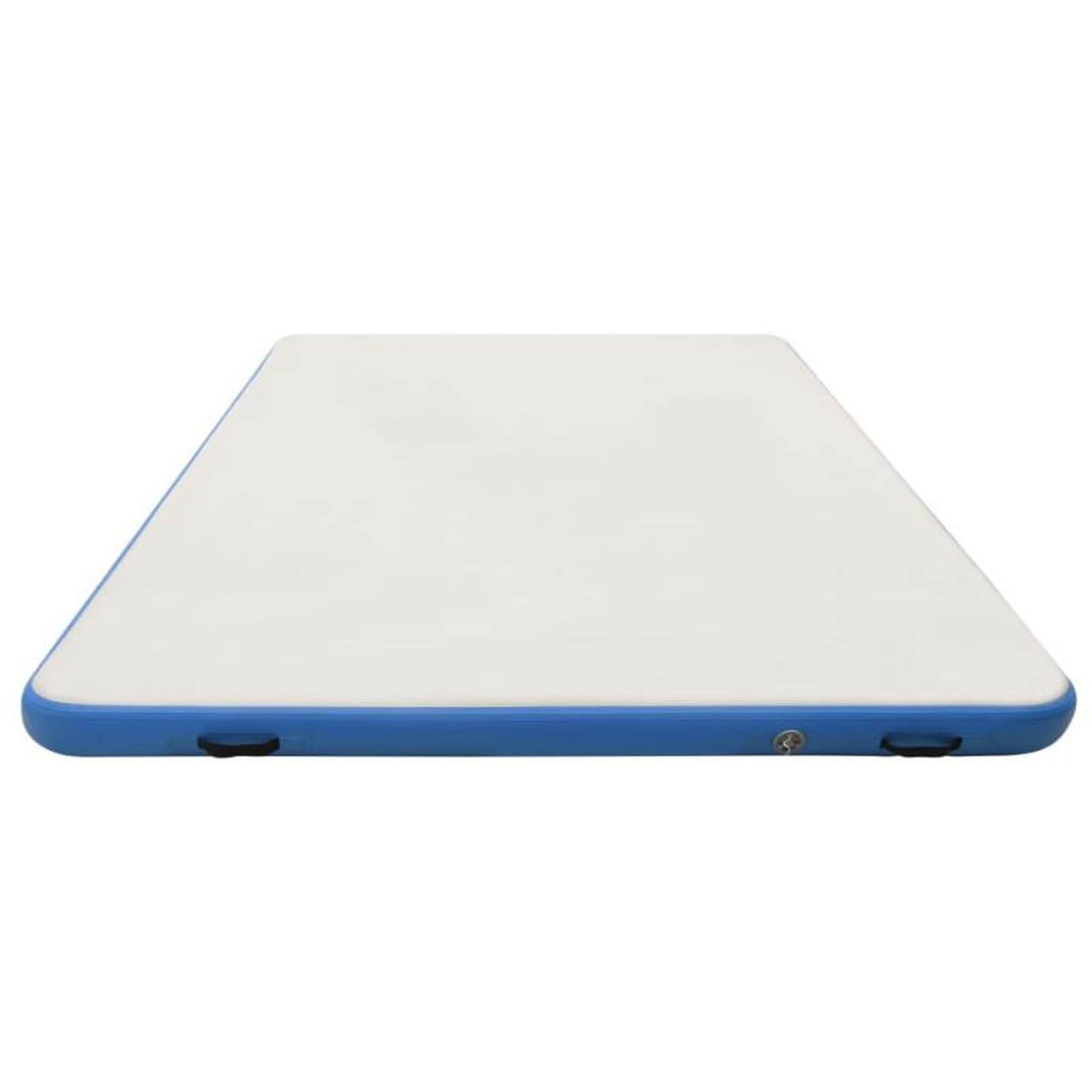 Voir la diapositive 4 : VIDAXL Pont flottant gonflable Bleu et blanc 300x300x15 cm
