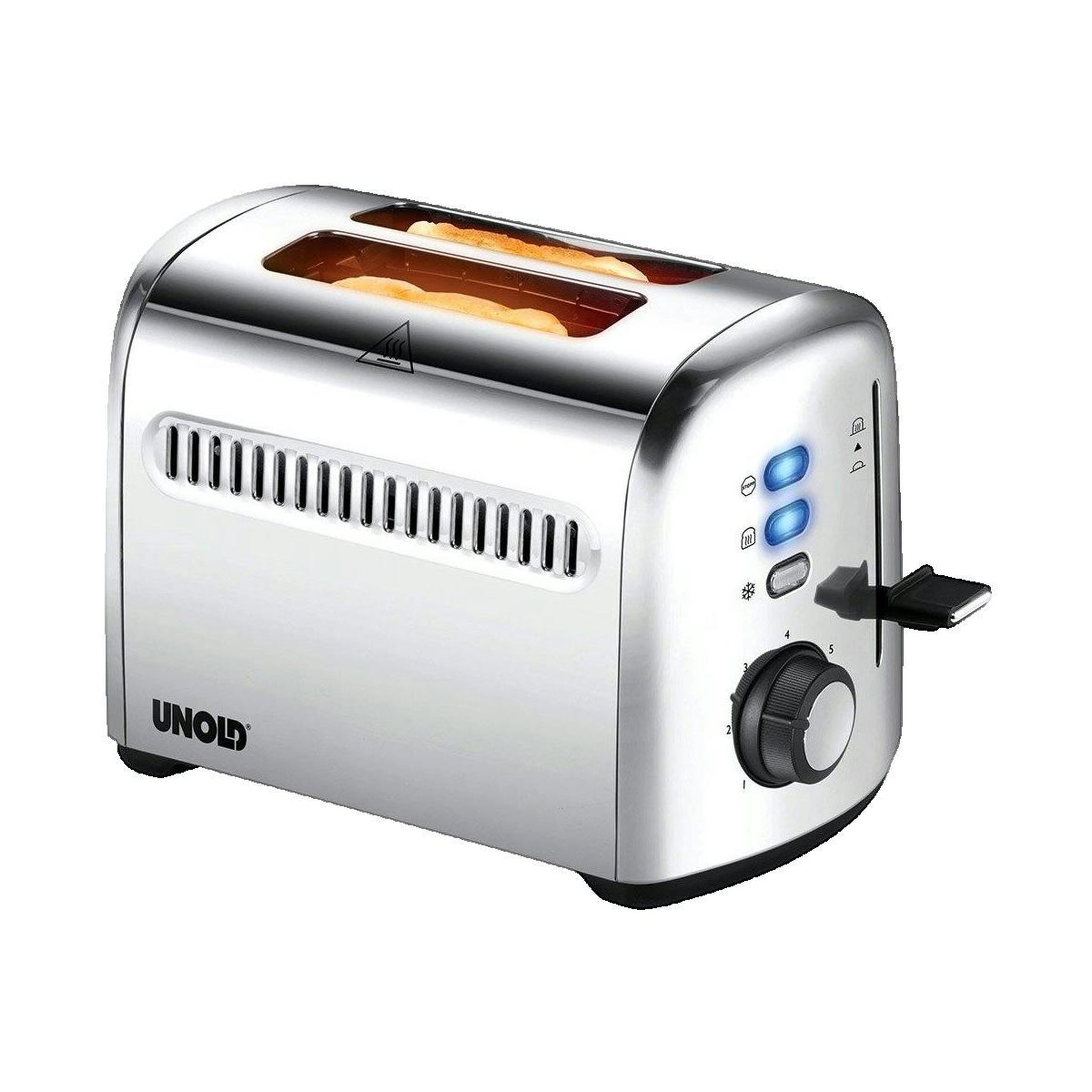 Voir la diapositive 2 : Unold Grille pain Unold 38326 Retro acier inoxydable
