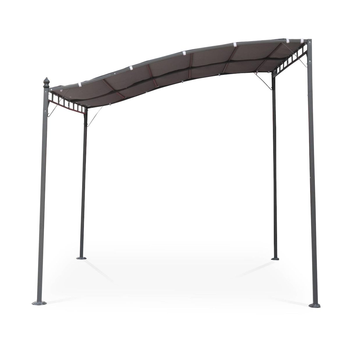 SWEEEK Pergola adossée 3x2,5m - Brestum - Pergola murale