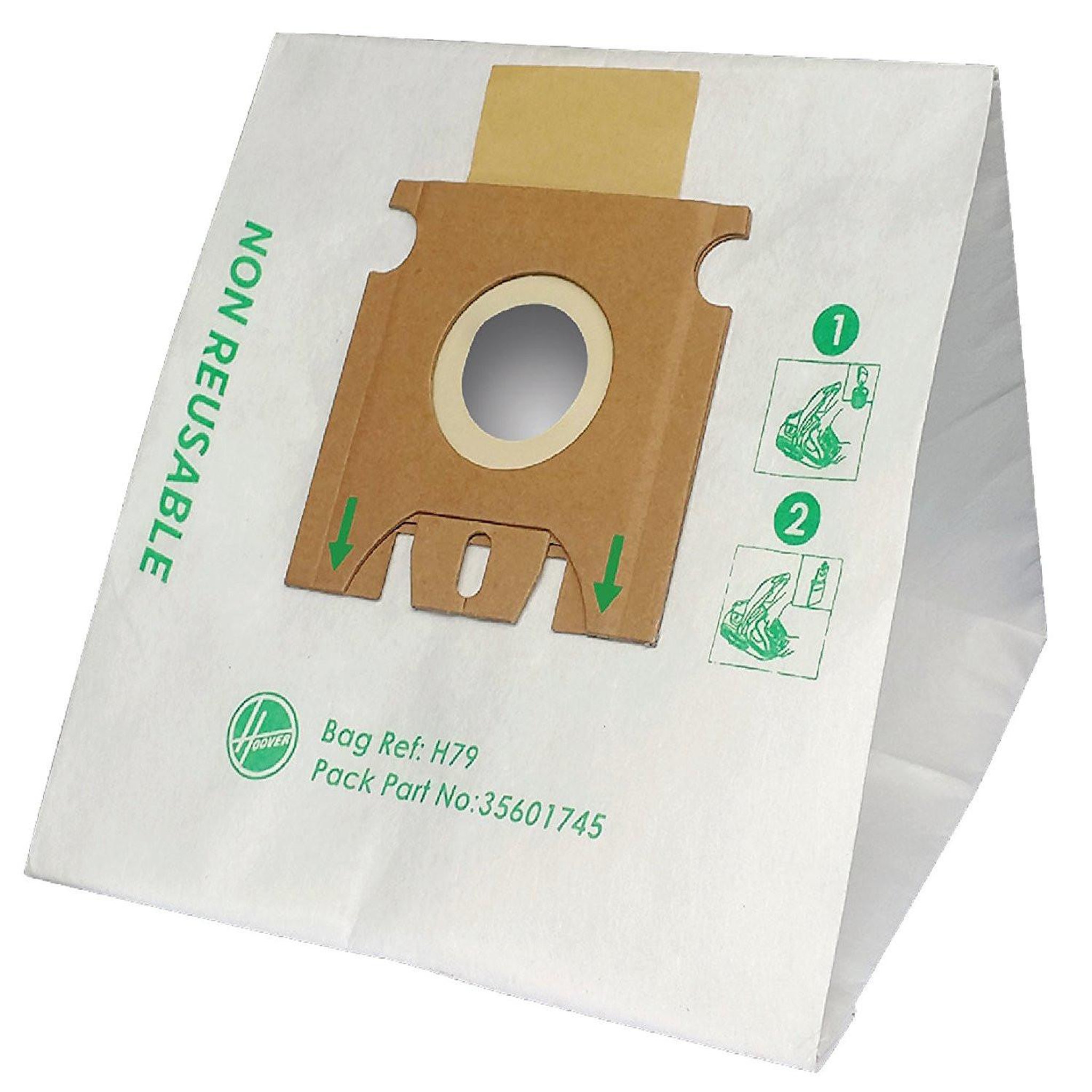 Voir la diapositive 3 : HOOVER Sac aspirateur h79 en papier pour space explorer x5