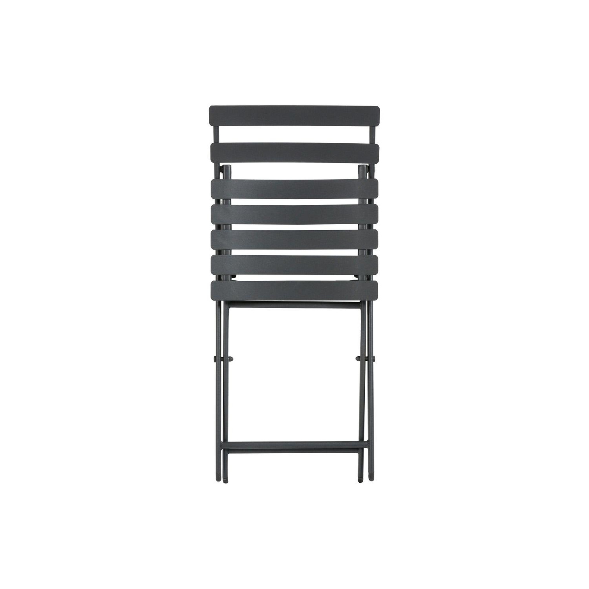 Voir la diapositive 2 : HESPERIDE Chaise de jardin pliable en métal Greensboro