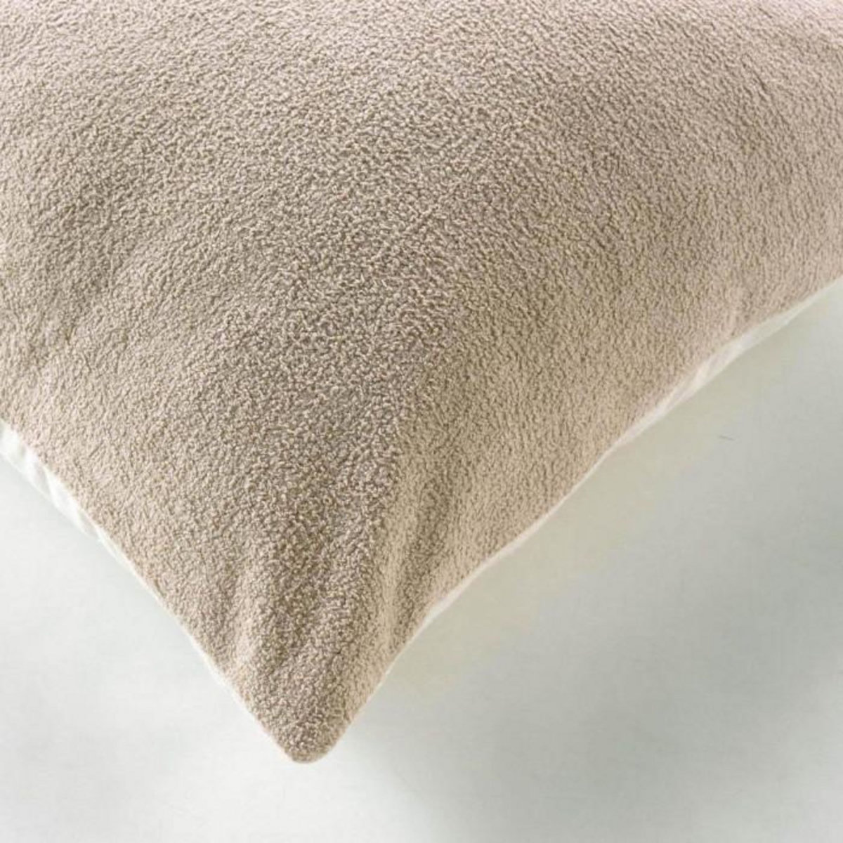 Paris Prix Coussin Déco Bouclette  Tessa  45x45cm Beige