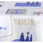 TOILINUX Nappe en toile cirée ronde Dune - Diam. 150 cm - Ecru