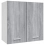 Voir la diapositive 2 : VIDAXL Armoire suspendue Sonoma gris 60x31x60 cm Bois d'ingenierie