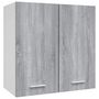 Voir la diapositive 2 : VIDAXL Armoire suspendue Sonoma gris 60x31x60 cm Bois d'ingenierie