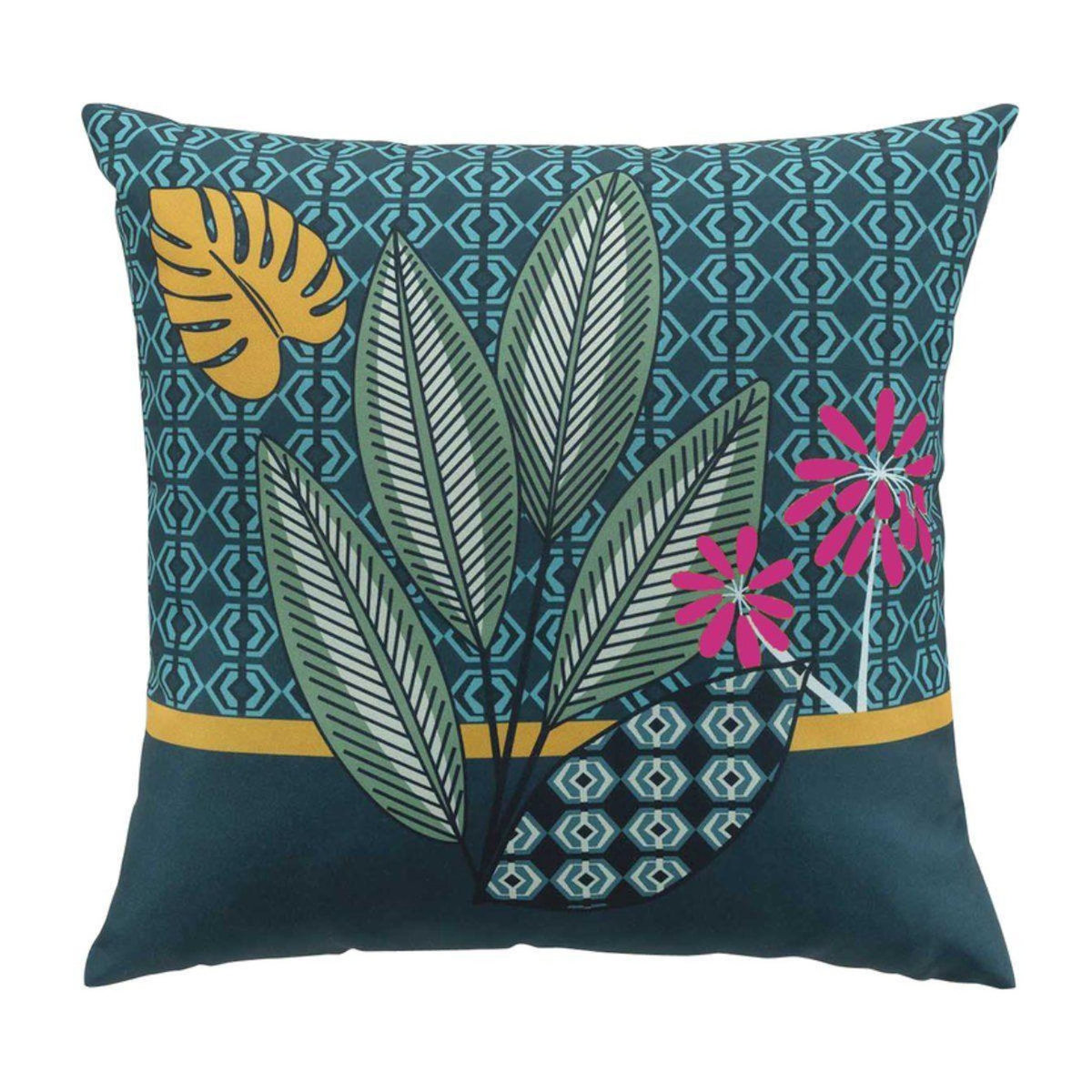 Paris Prix Coussin Déco Imprimé  Lilidae  40x40cm Vert