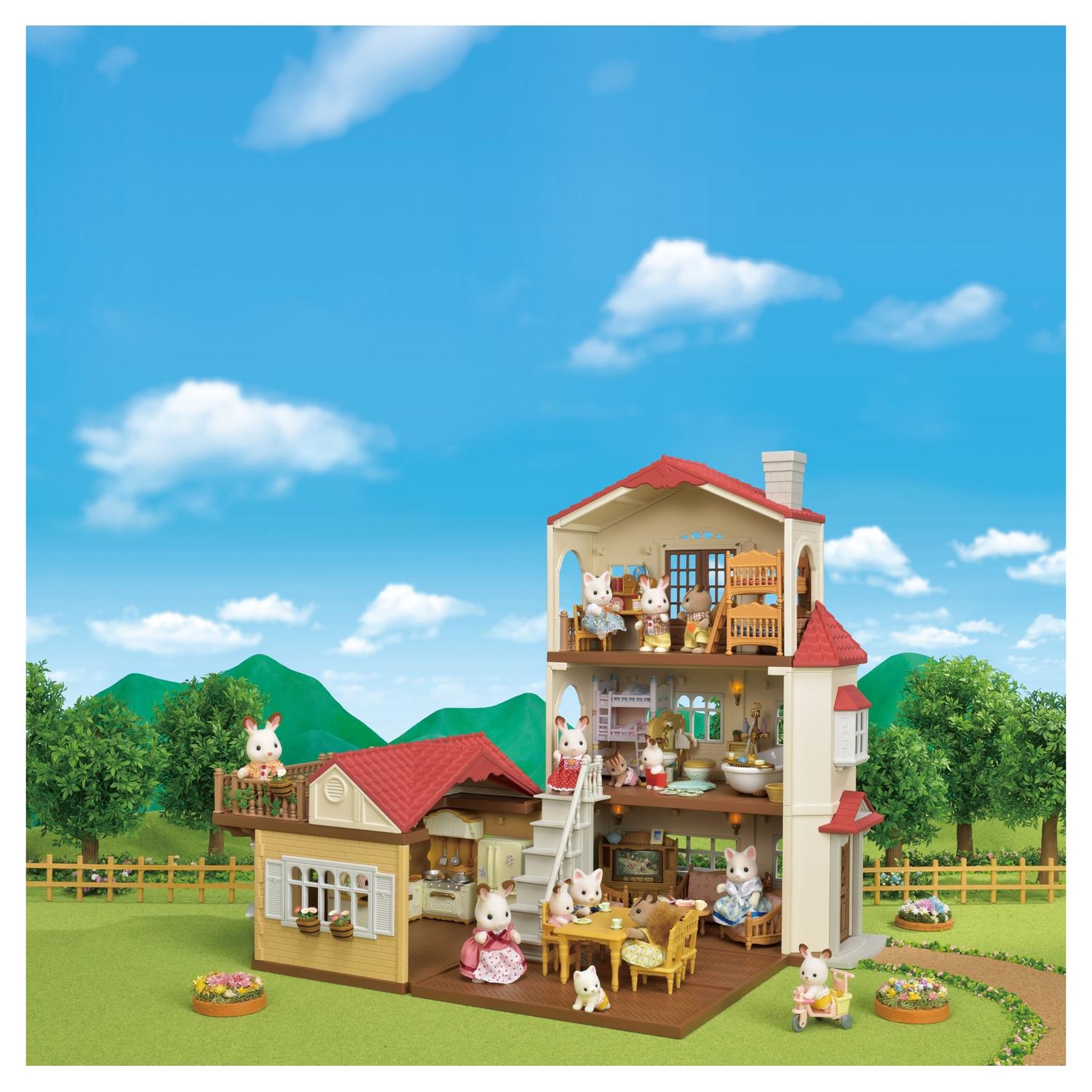 Voir la diapositive 4 : Sylvanian families 5302 - La grande maison éclairée - Sylvanian Families