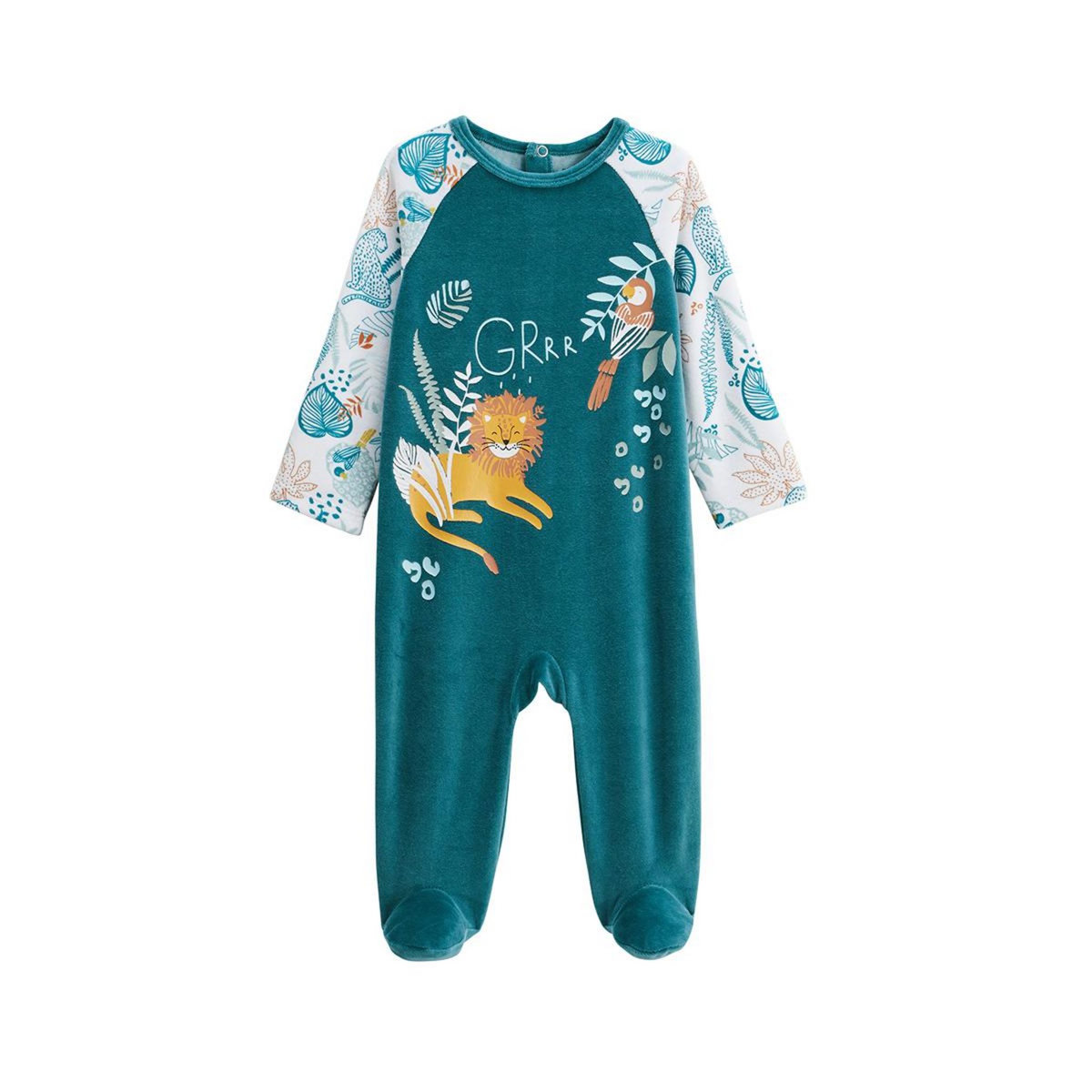 Petit Béguin Pyjama bébé en velours Roméo