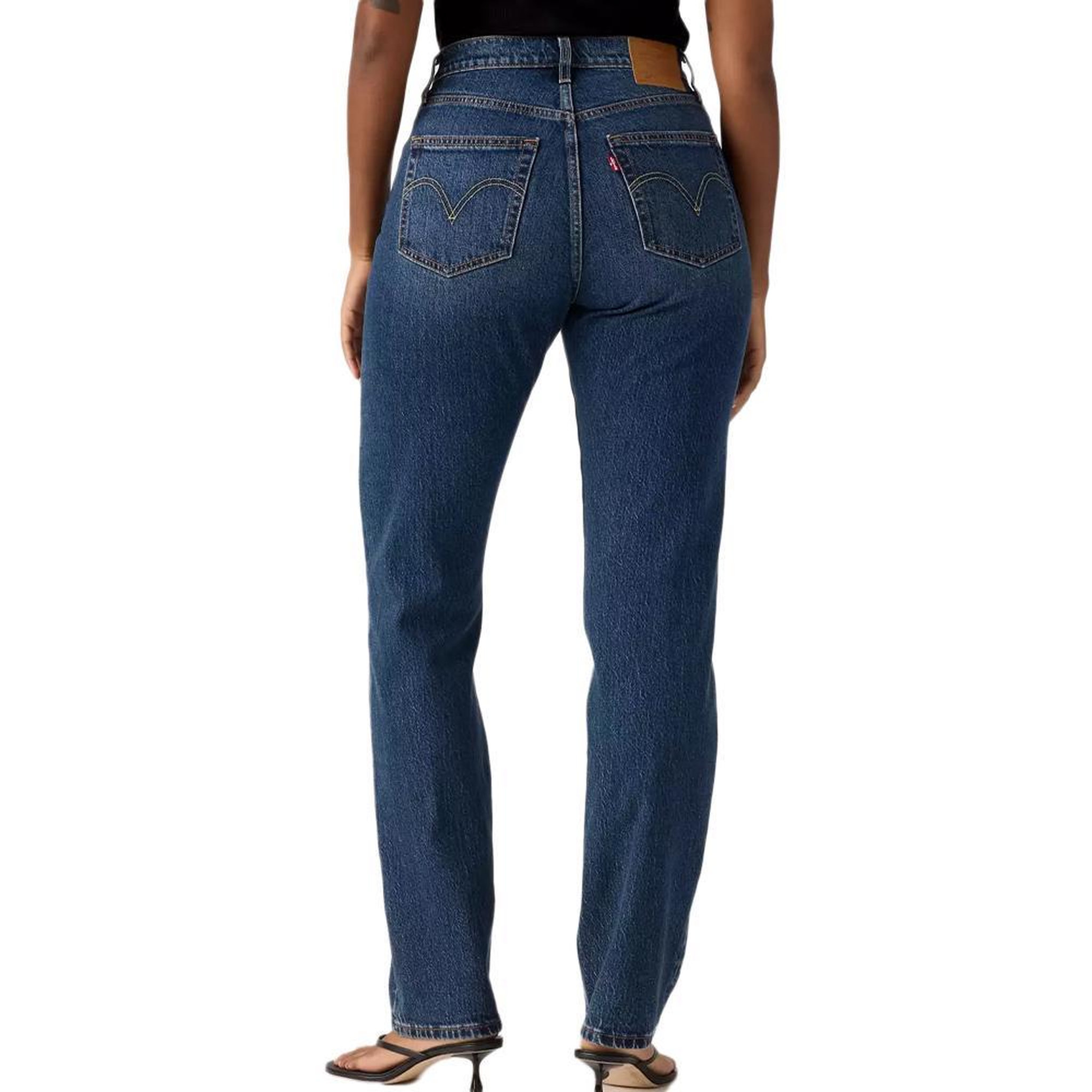 Voir la diapositive 2 : Levi's 501 Jean Bleu Femme Levi's Indigo Curve