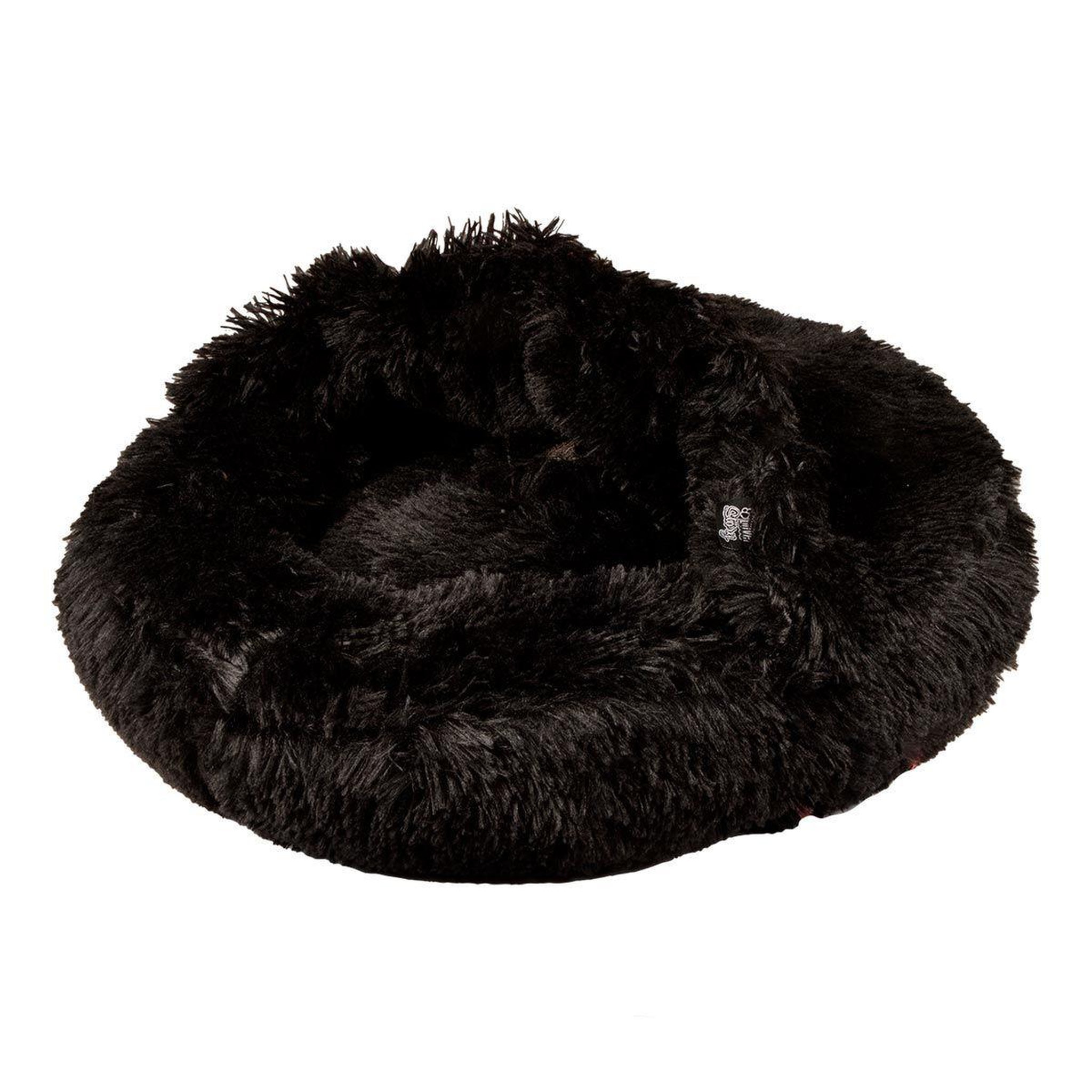 LOVE STORY Panier chausson chien & chat  fluffy  55cm noir