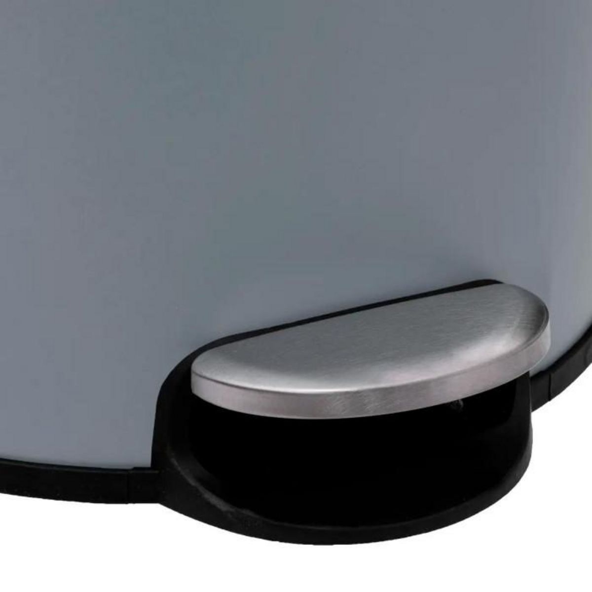 FIVE Poubelle en Métal & Bambou  Natureo  30L Gris