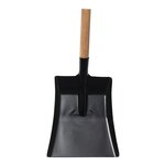 WERKAPRO Pelle à cendre en métal et manche bois WERKA PRO. Coloris disponibles : Noir