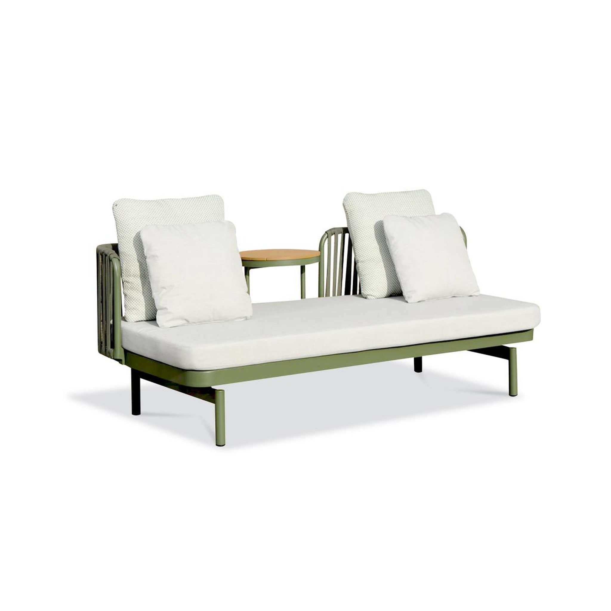 Paris Prix Canapé de jardin 3 places  barlia  184cm vert olive