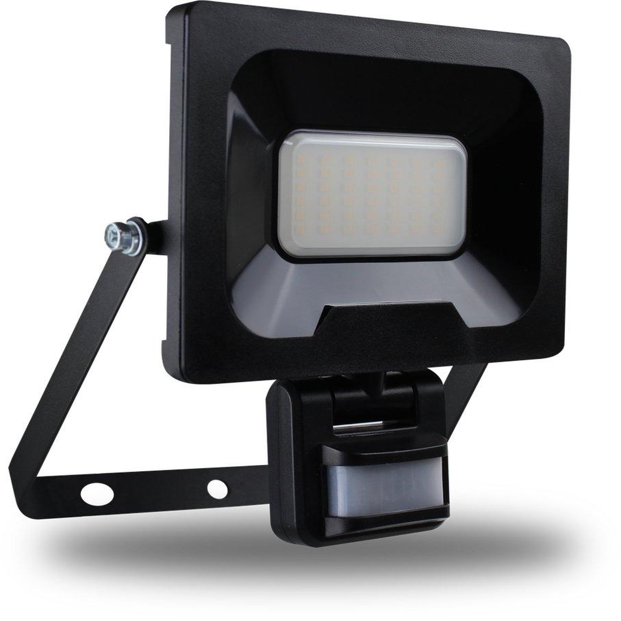 CENTRALE BRICO Projecteur mural nino 30w 2400lm - detecteur de mouvement - noir