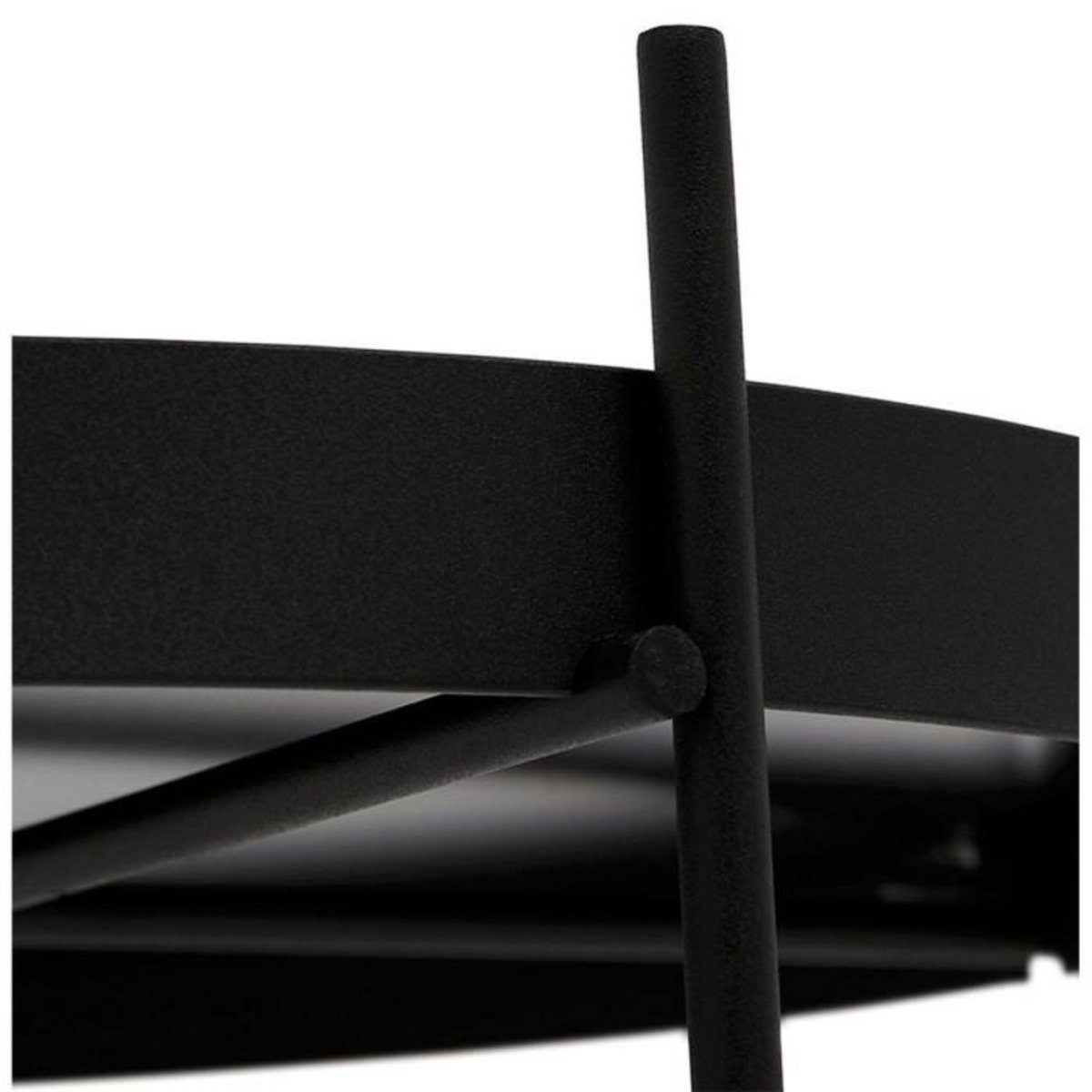 Paris Prix Table Basse Design en Verre  Rona  83cm Noir