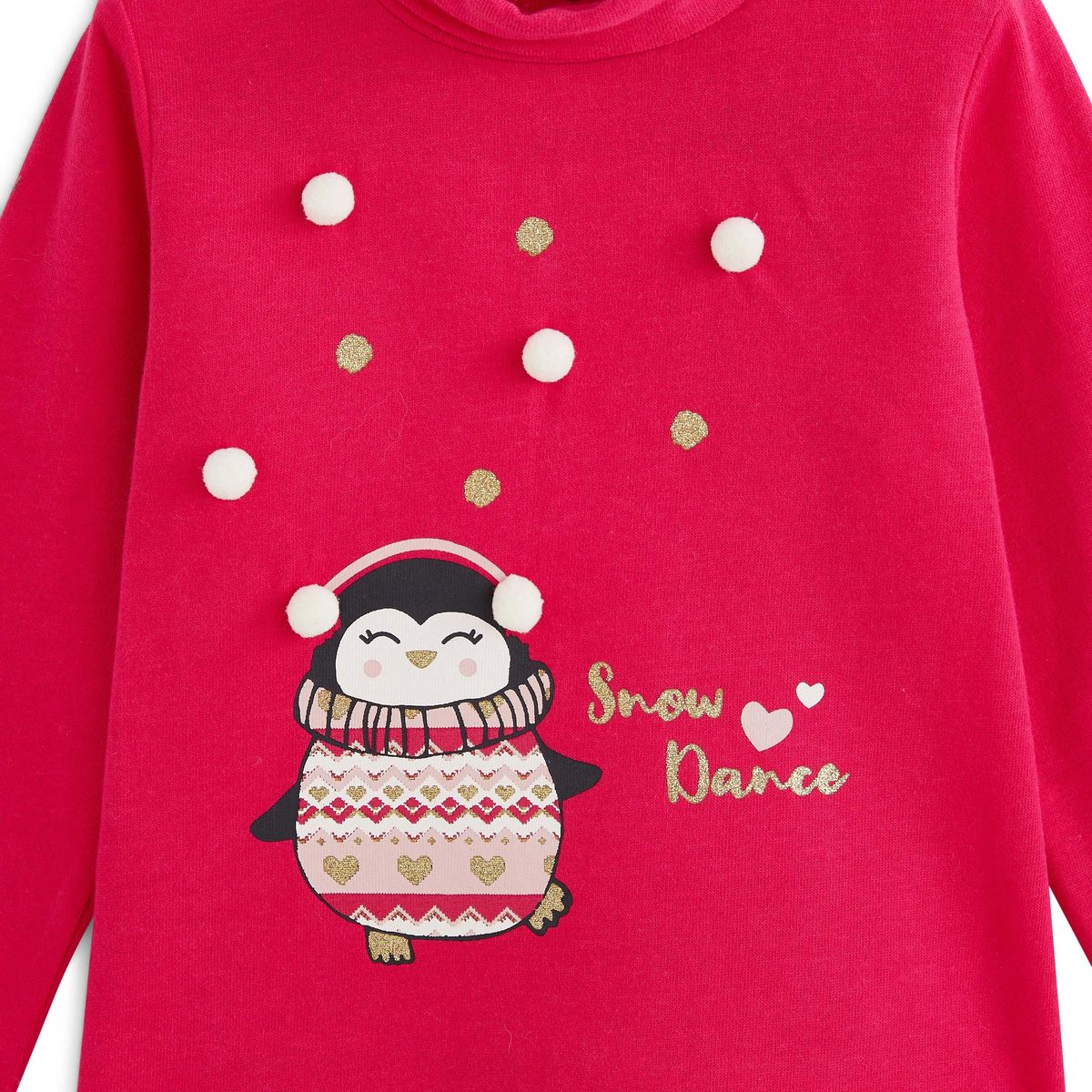 IN EXTENSO Sous pull pingouins bébé fille