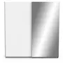 Demeyere Armoire GHOST - Décor blanc mat - 2 Portes coulissantes + miroir - L.194,5 x P.59,9 x H.203 cm - DEMEYERE