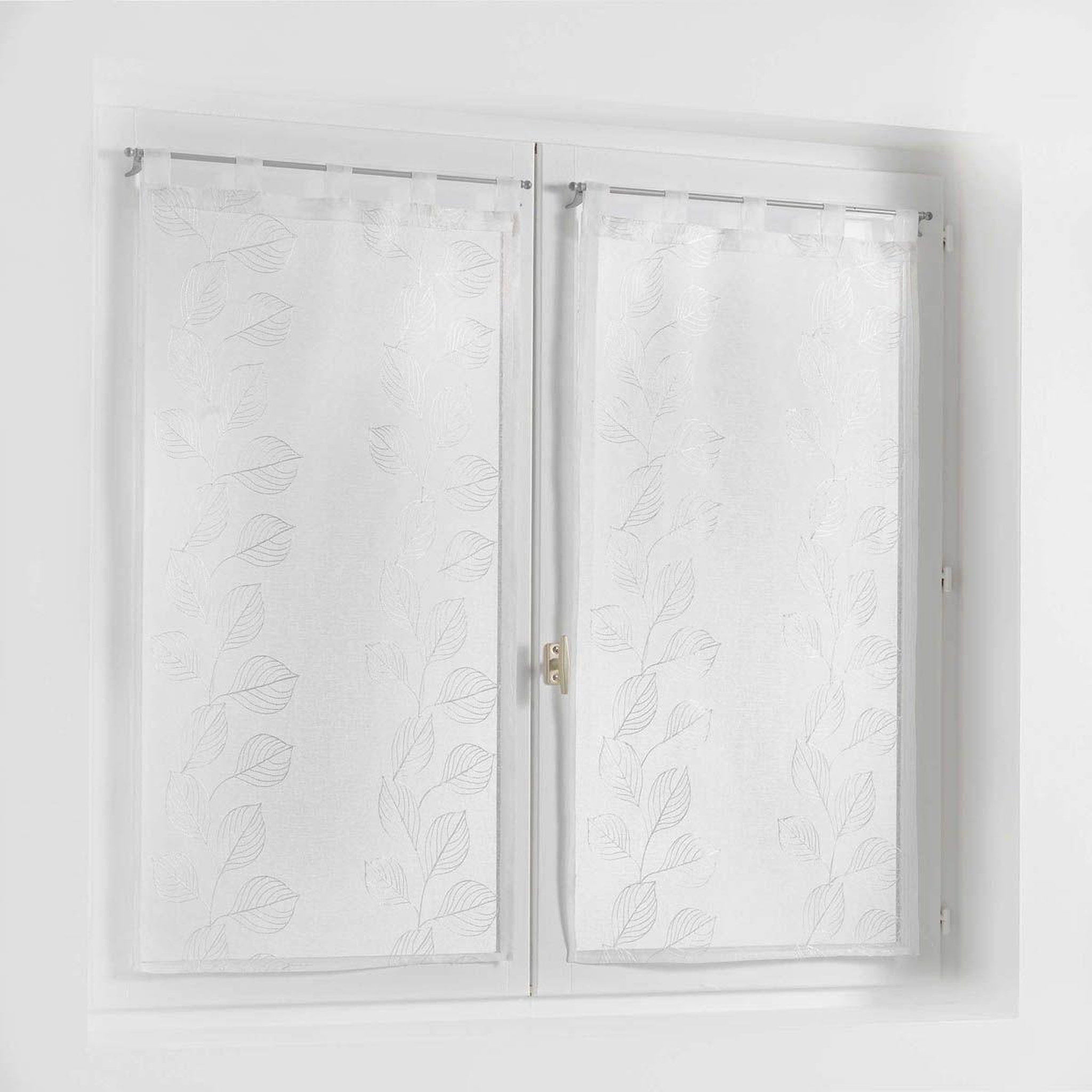 Douceur d'Intérieur Paire de voilages  edenia  60x120cm blanc