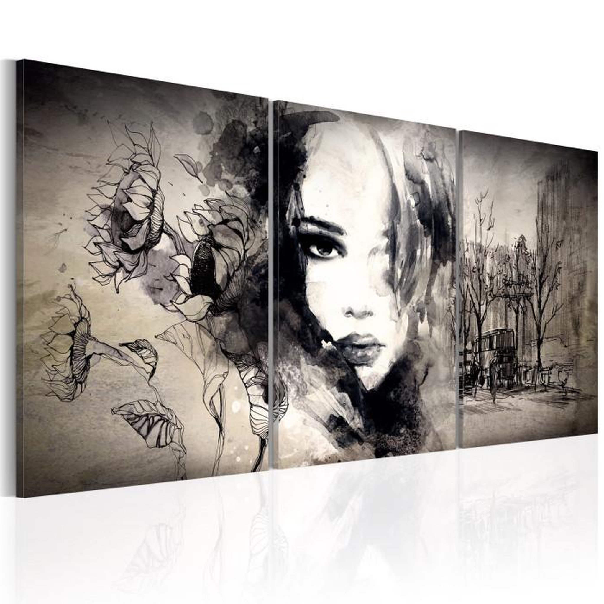 Paris Prix Tableau Imprimé  City of Mine. Coloris disponibles : Multicolore