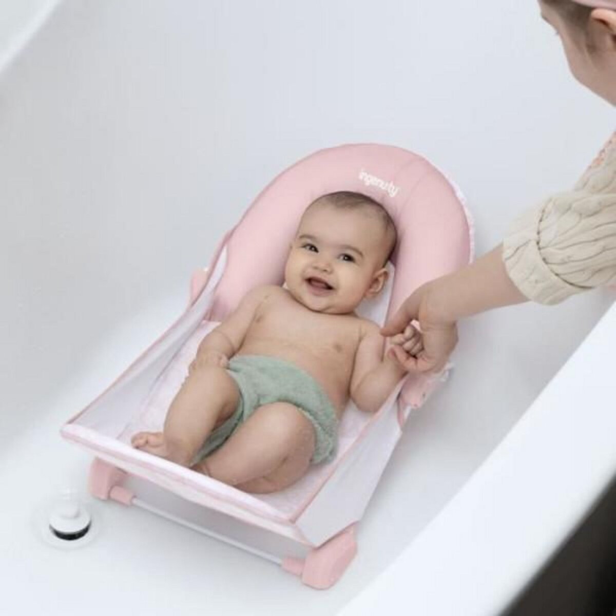 MARKET24 Transat - Anneau INGENUITY  de bain pour bébé fille pliable rose