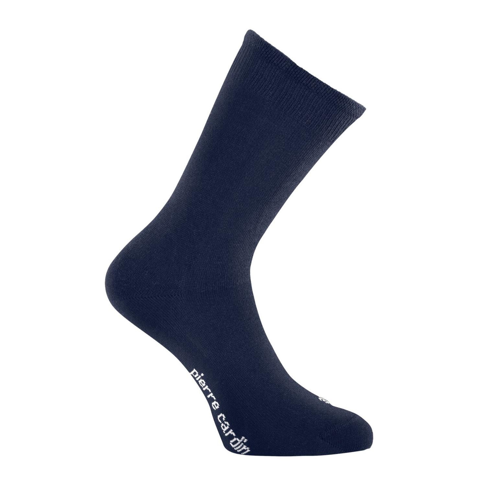 Voir la diapositive 4 : PIERRE CARDIN 5 paires de chaussettes de ville homme chinées  angelo