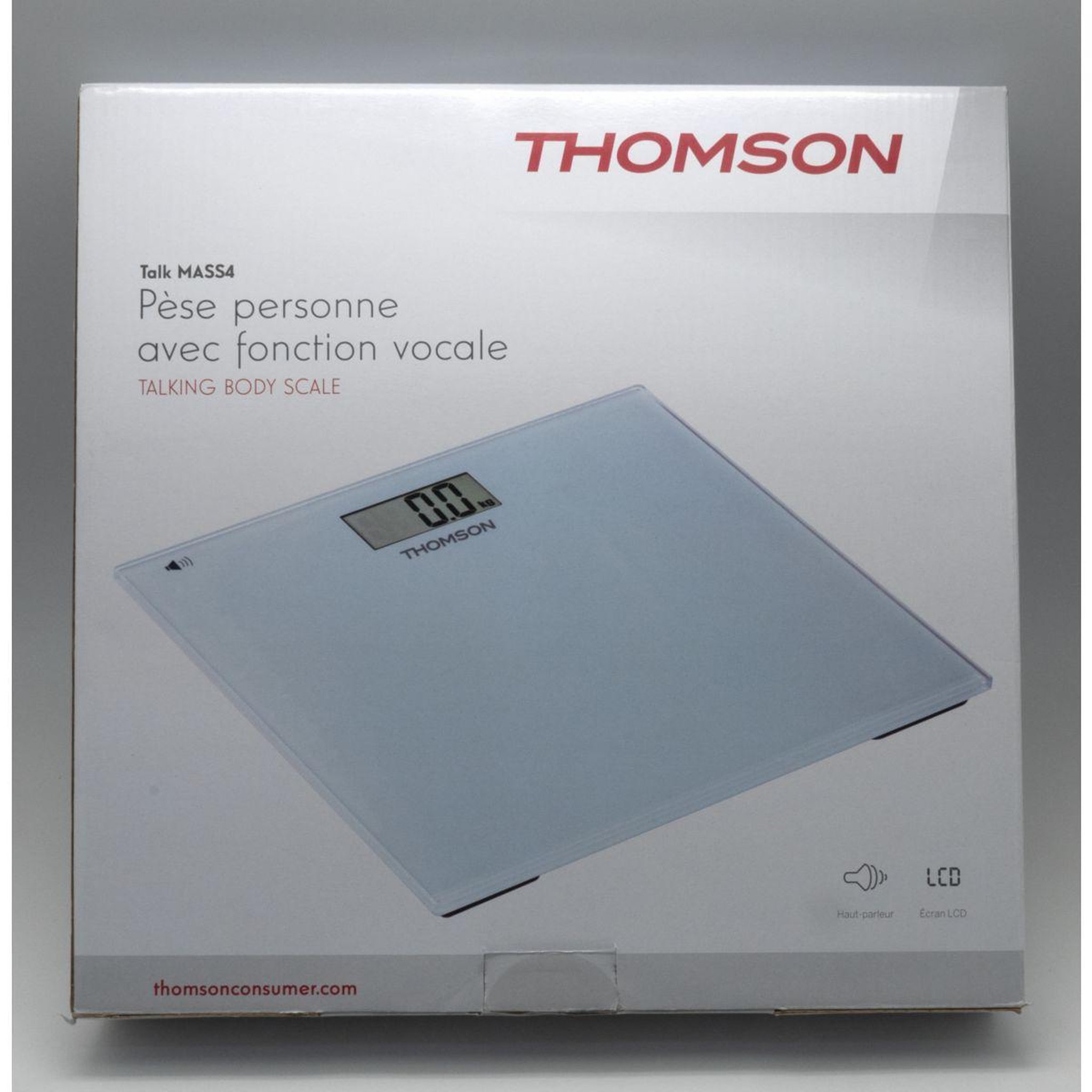 Voir la diapositive 3 : THOMSON Pèse personne talk mass4 - fonction vocale